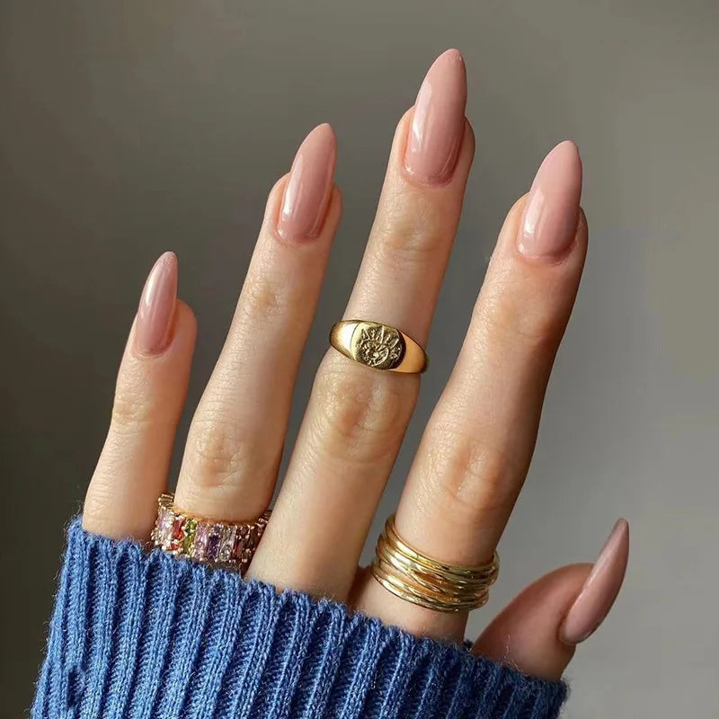 24 Pcs medium long nails set
