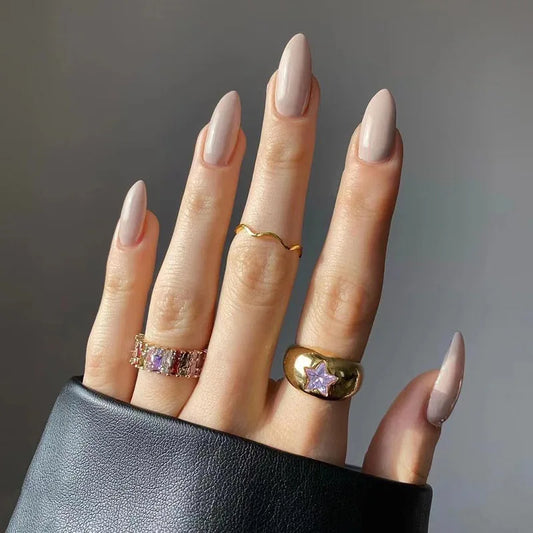 24 Pcs medium long nails set